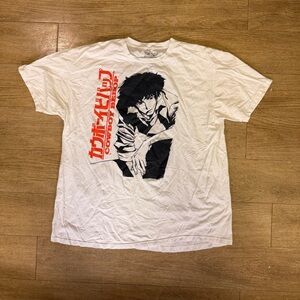 BeBop White and Red Graphic Tee men size 2XL